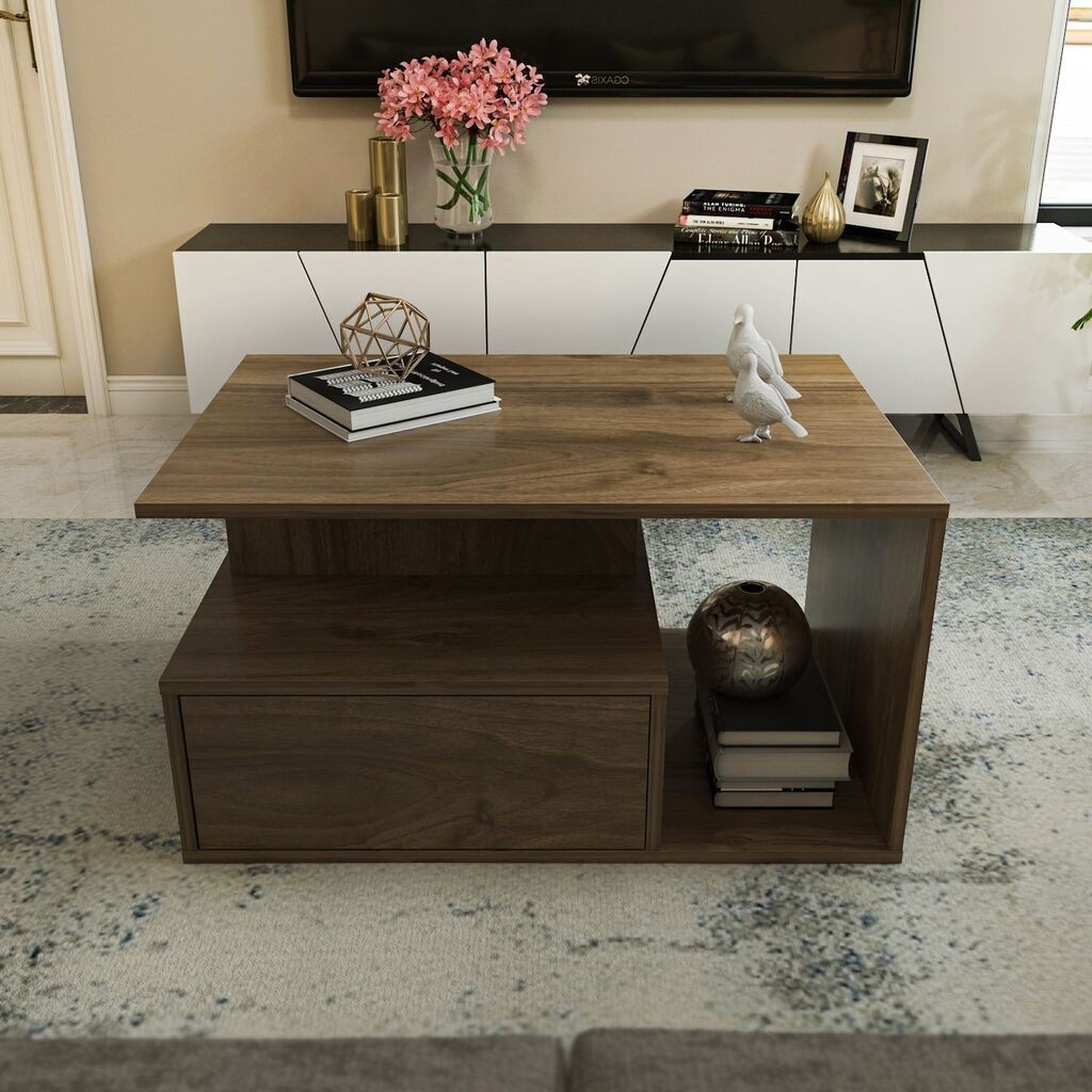 Hanah Home Klub sto Mana, 90x48.6x60 cm, Boje oraha