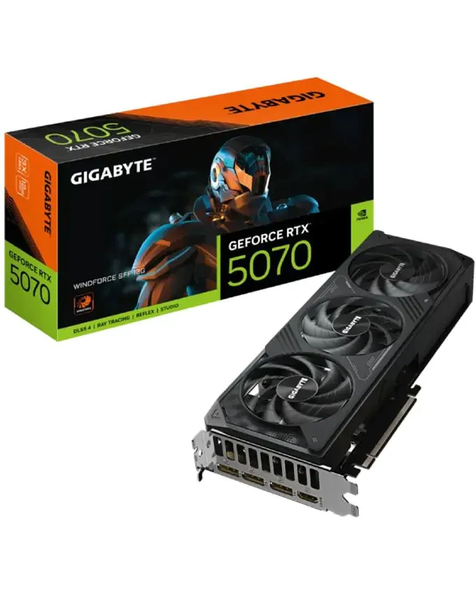 Gigabyte grafička kartica NVIDIA GeForce RTX 5070 WINDFORCE, 12GB, 192bit, GV-N5070WF3-12GD rev. 1.0