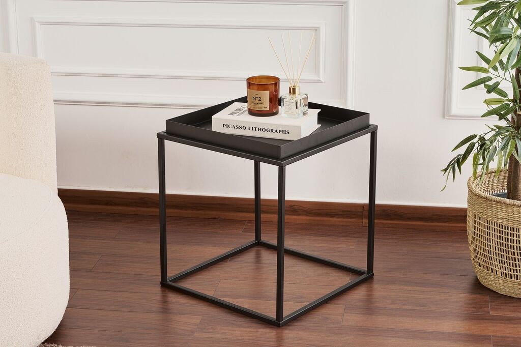 Hanah Home Club sto Shb-18, 45x45x52 cm, Crni