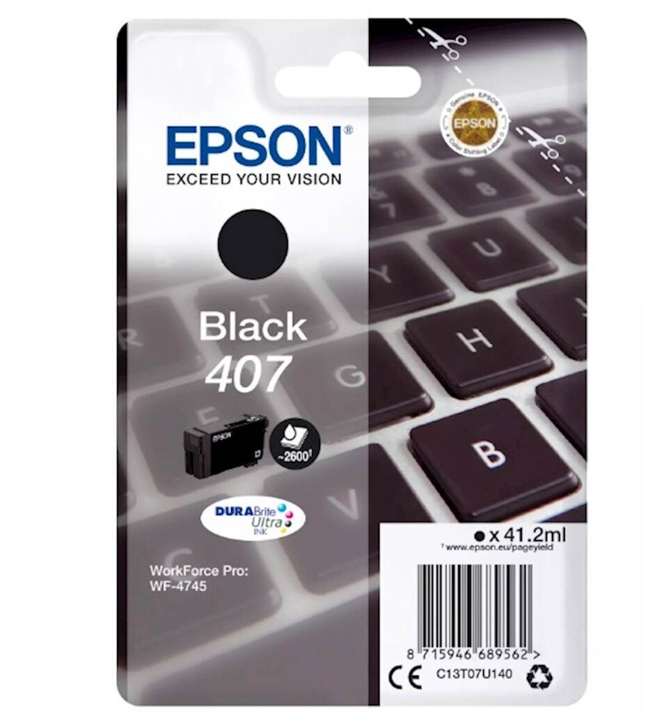 Epson Tinta Ketridž, WF-4745 L, Crni