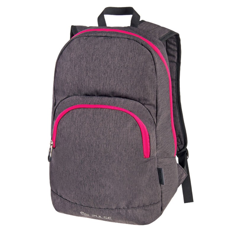 Pulse Školski ruksak za djevojčice Solo Sivo-roza, 44 x 29 x 18 cm, Sivo-roza
