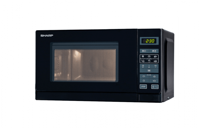 Sharp Mikrovalna R242BKW, 800W, Crna