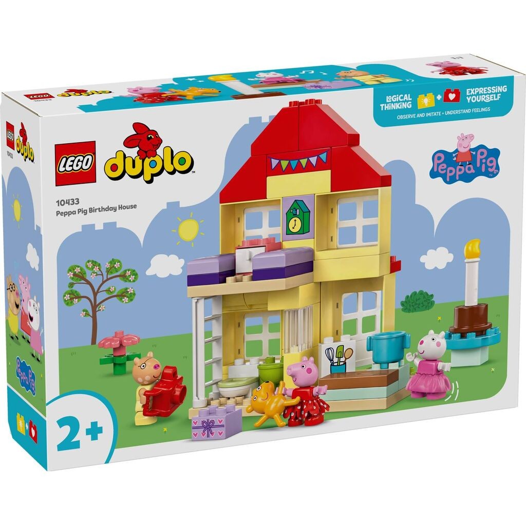 LEGO Duplo Peppa Pig i kuća za rođendan 10433