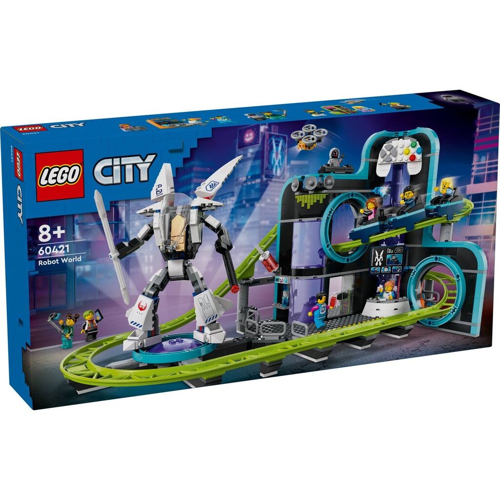 LEGO City Roller Coaster Park iz svijeta robota 60421