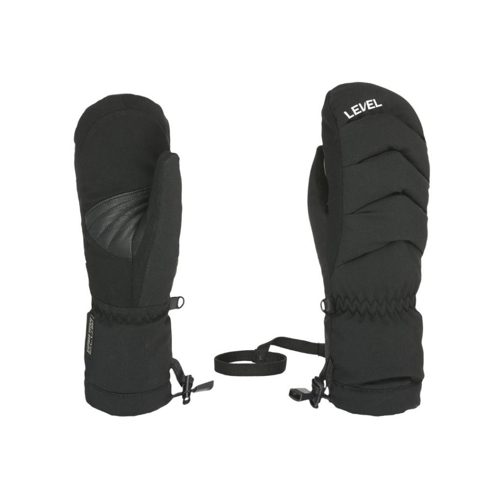 Level Rukavice Rainbow Down JR MIitten, Crne