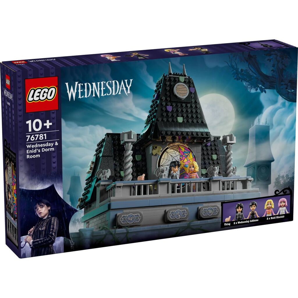 LEGO Wednesday Addams Middle i Enidina studentska soba 76781