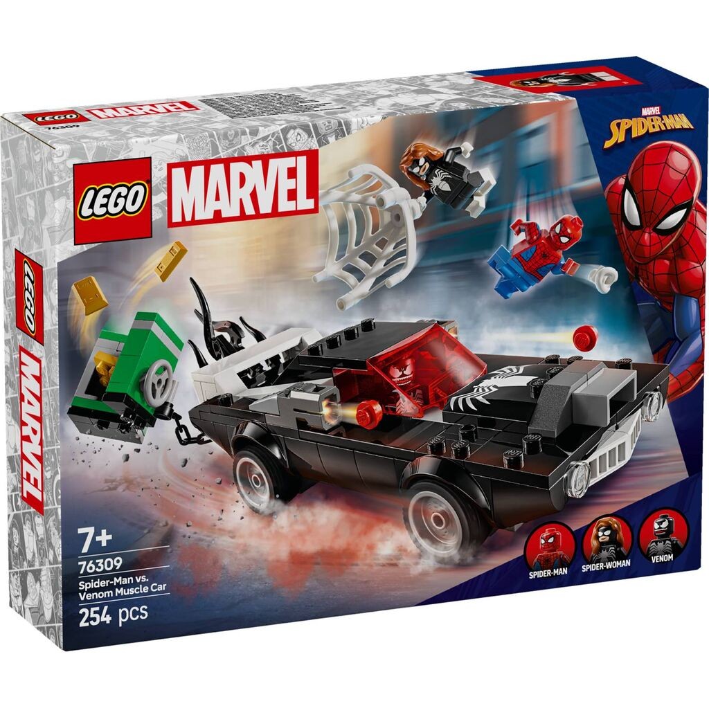 LEGO Marvel Spider-Man protiv Venoma Muscle Car 76309