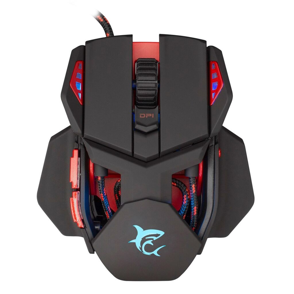 White Shark Miš GM-9002 Lancelot, 6400 dpi, Crni