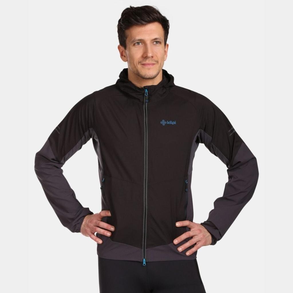 Kilpi Muška Jakna Crna Windbreaker Rayen