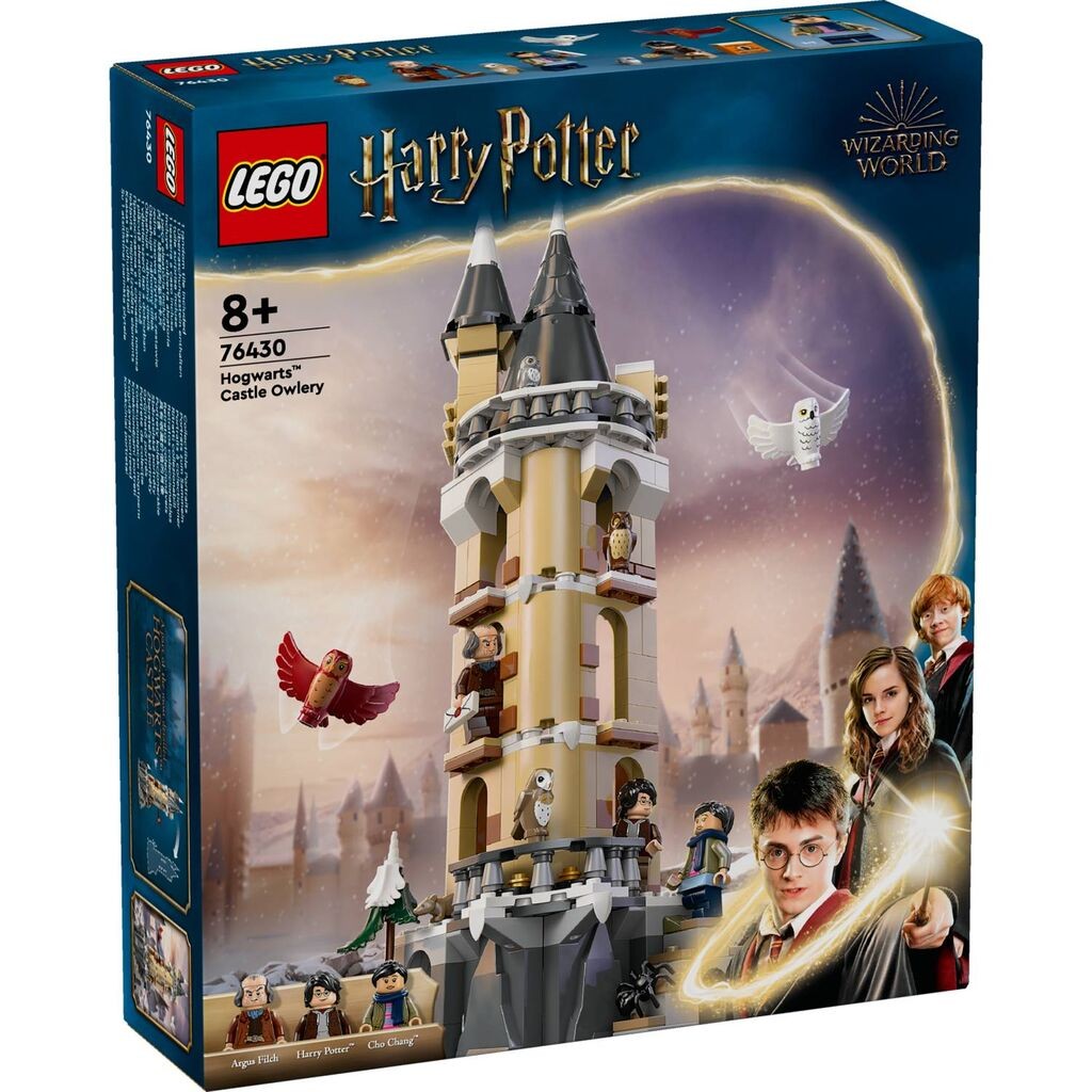 Lego Harry Potter Hogwarts Dvorac Sove Kocka igračka 8+, šarene