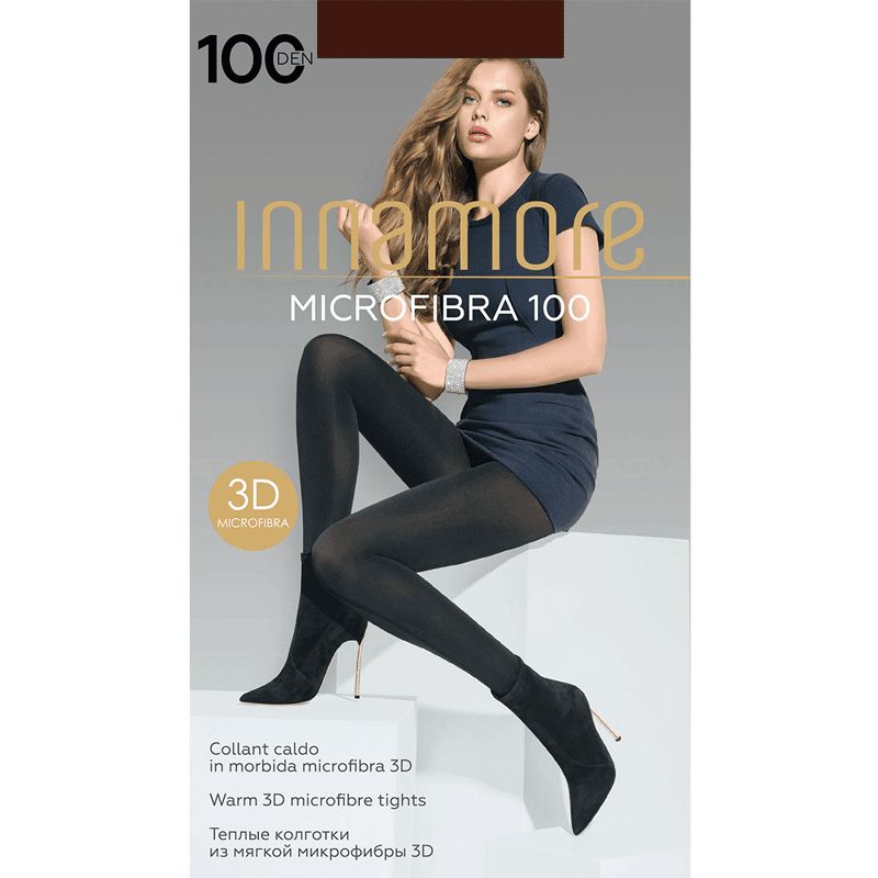 Innamore Ženske hulahopke Microfibra 100, Bordo