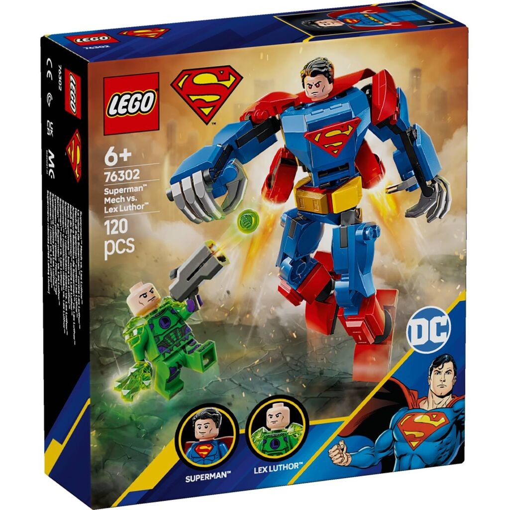 LEGO DC Superman robot protiv Lexa Luthora 76302