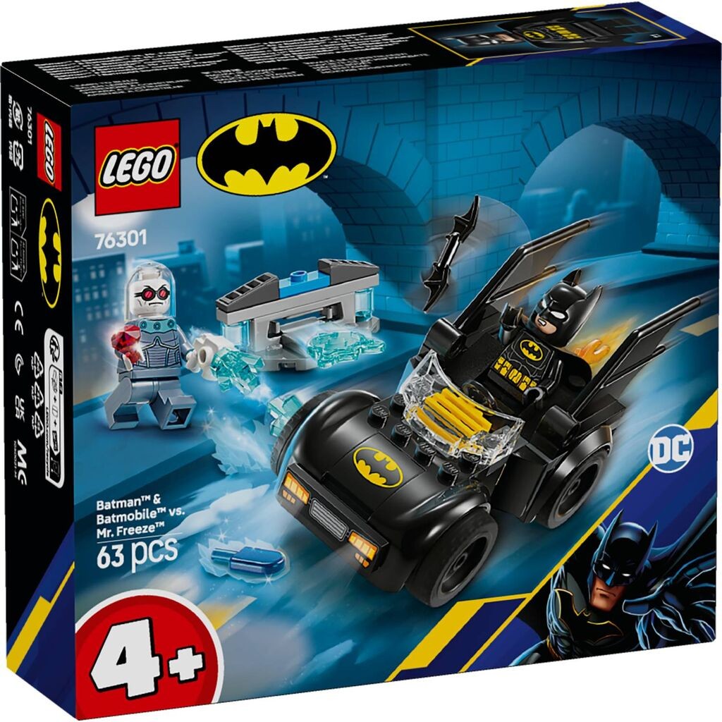 LEGO DC Batman Batman i Batmobil protiv gospodina Icea 76301