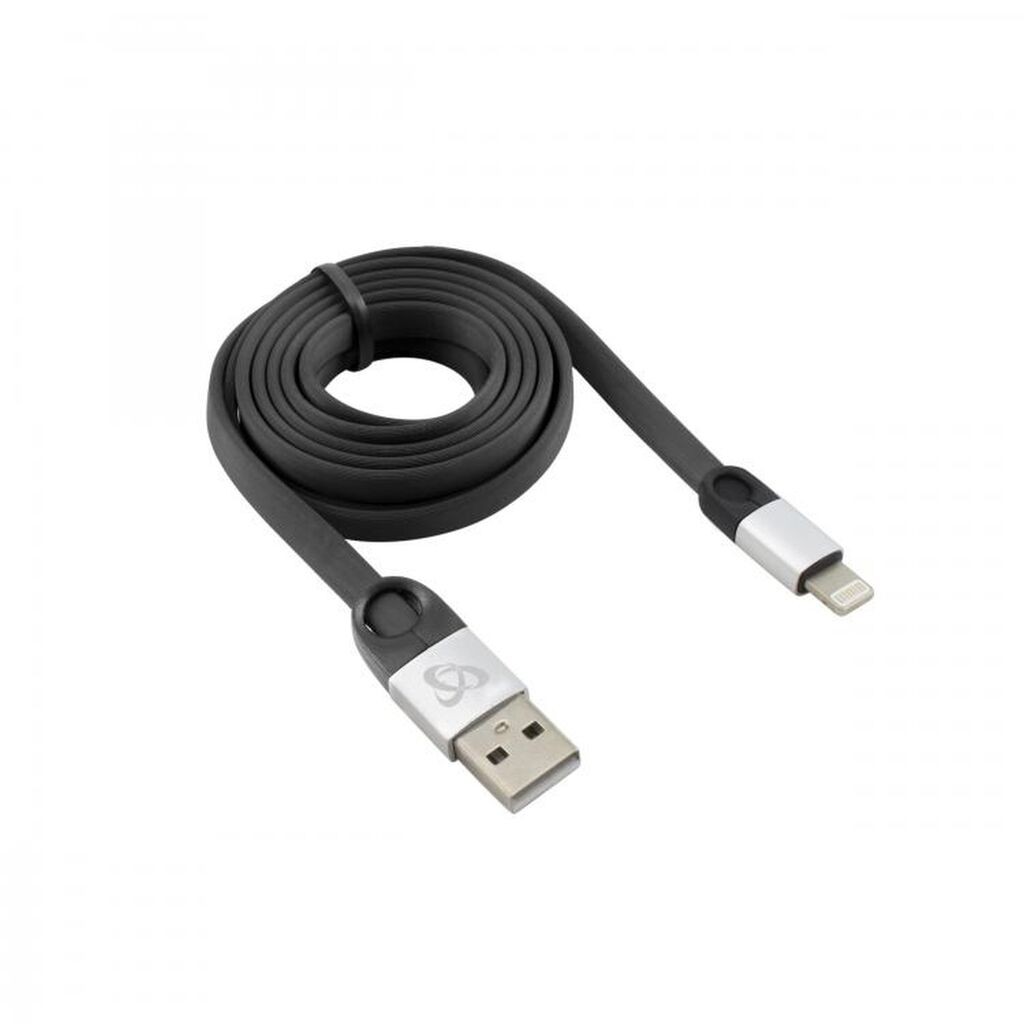 S-Box Kabal USB na Lightning, 1.5m, 2.4A, Crni