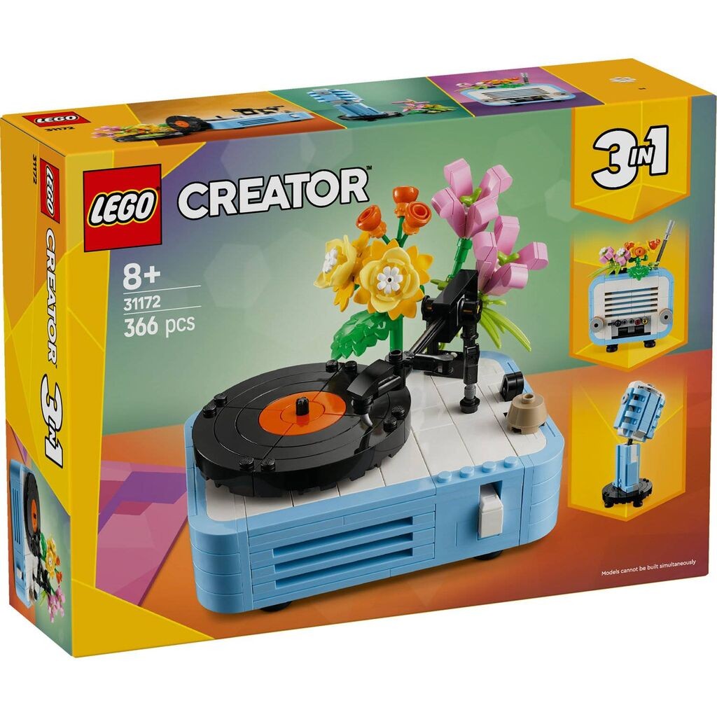 Lego Creator 3u1 Igračka Gramofon sa cvijećem