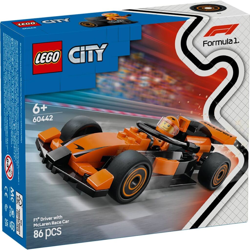 LEGO City F1 McLaren vozač Formule 60442