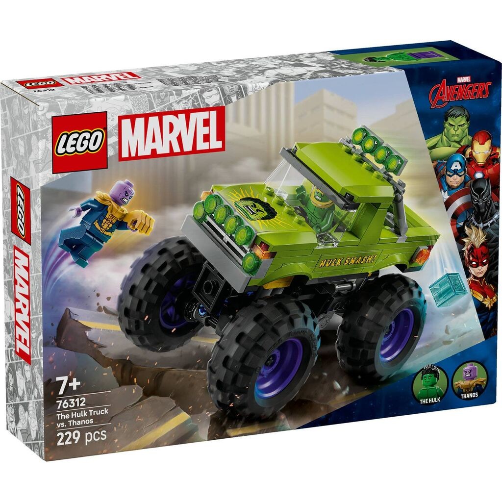 Lego Marvel kamion Hulk protiv... Thanosa 7+ igračaka