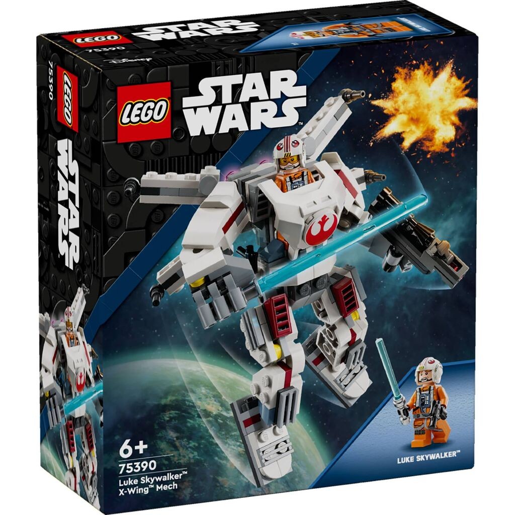 LEGO Star Wars X-Wing Luke Skywalker mekani 75390