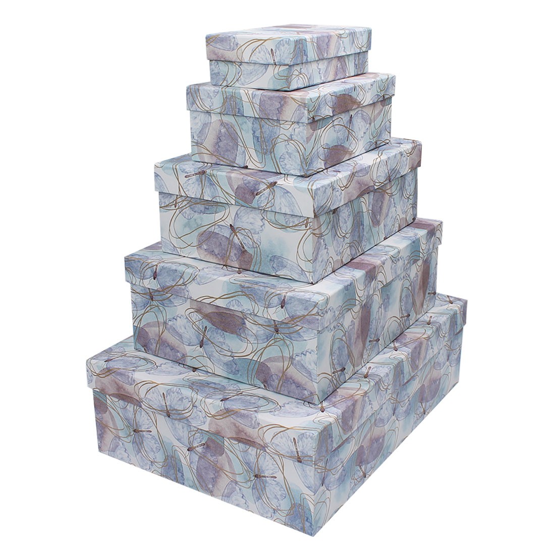 Vrabac Zoi, ukrasna kutija u setu, 5/1, Plava