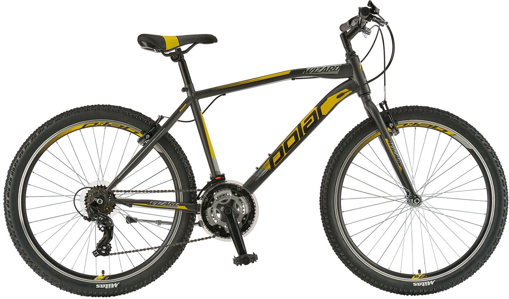 POLAR Muško biciklo Wizard 3.0 - Žuti, L