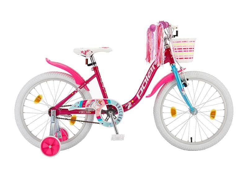 POLAR Bicikl za djevojčice 18 Unicorn, Pink