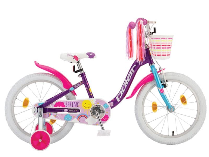 POLAR Bicikl za djevojčice 18  Spring, Ljubičasti