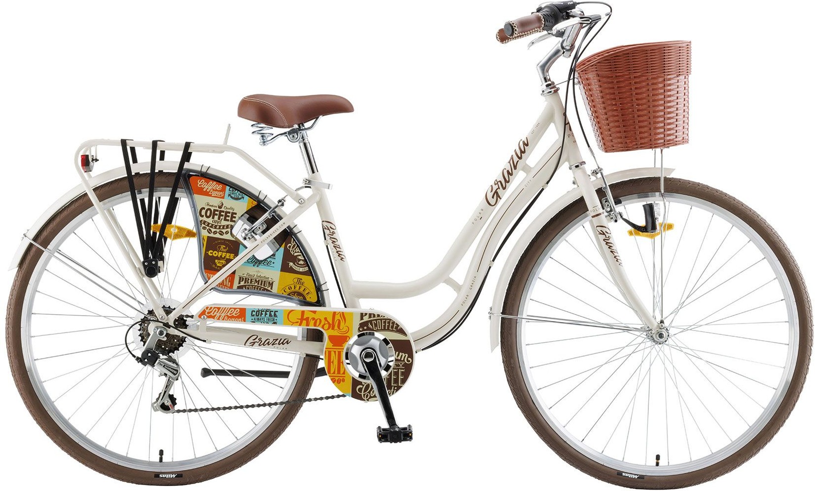 POLAR Ženski bicikl  Grazia 6 Brzina - Bež, L