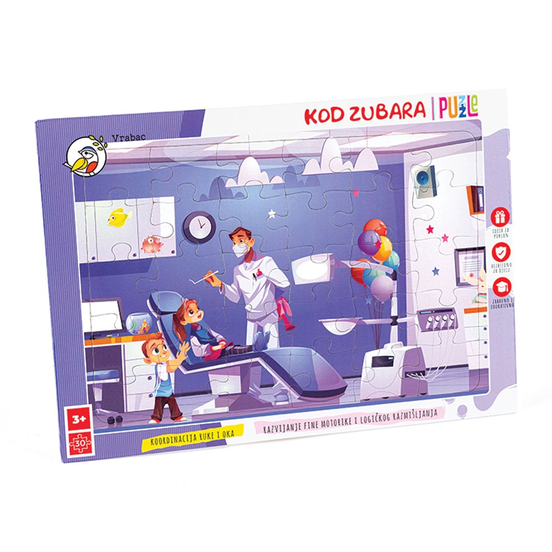 Vrabac Puzzle Fun 30, Kod zubara