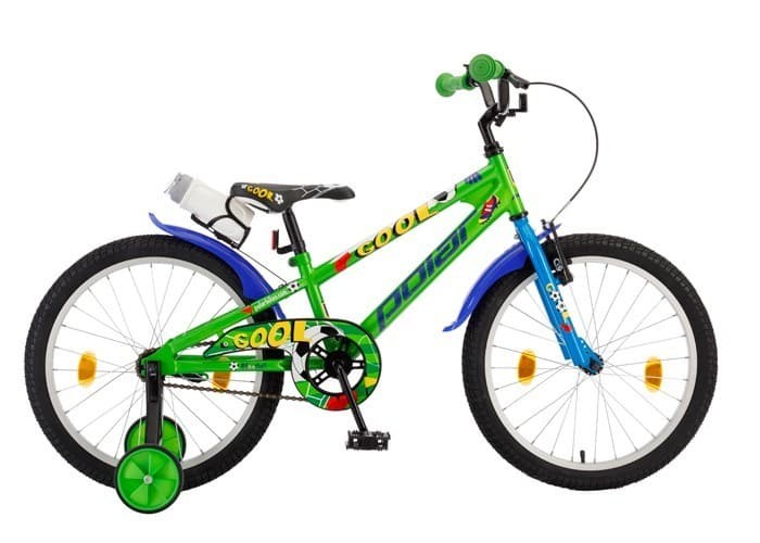 POLAR Bicikl za dječake 20 Football, Zeleni