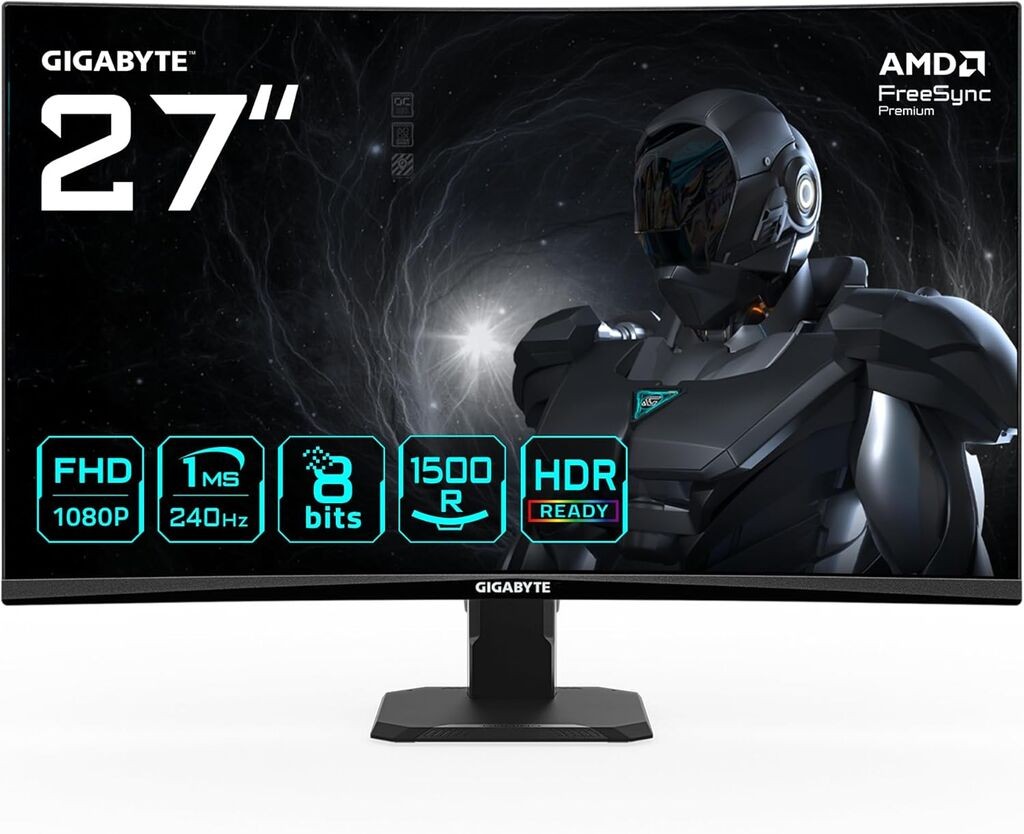 GIGABYTE gejmerski monitor 27 inča GS27FC2 FHD 1920x1080 VA 240Hz