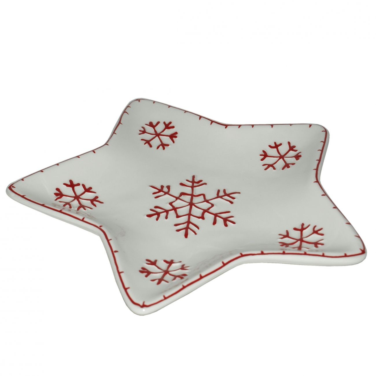 DENIS Božićni tanjur 22x21 cm