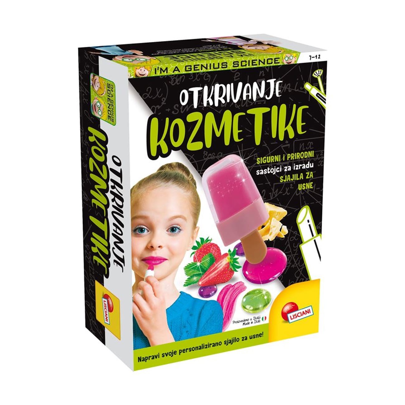 LISCIANI I'm a genius, Otkrivanje kozmetike