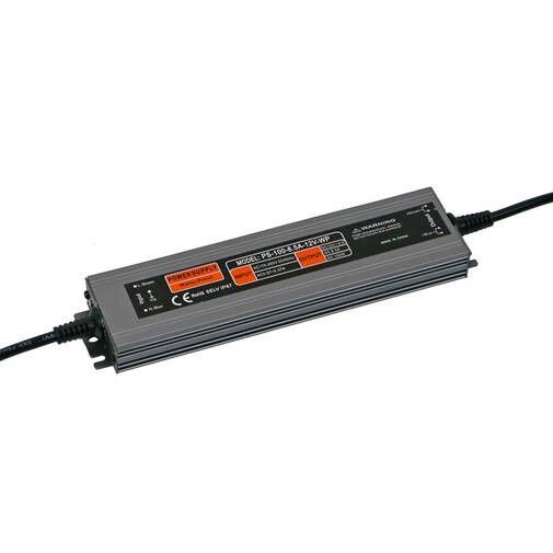 E-light Transformator EL-PW 100W-IP67-24V, Crni