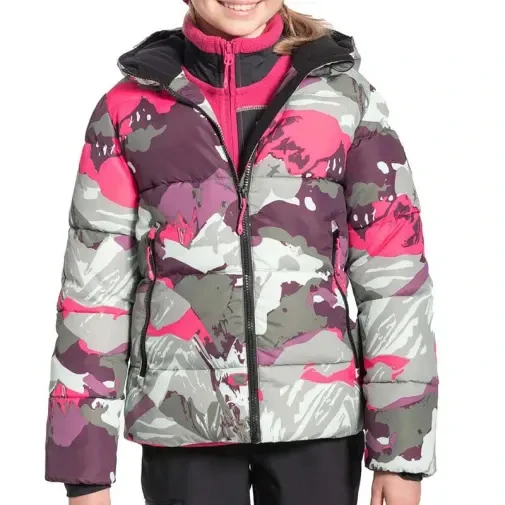 Ice peak Jakna za djevojčice kirn jr, Sivo - roze