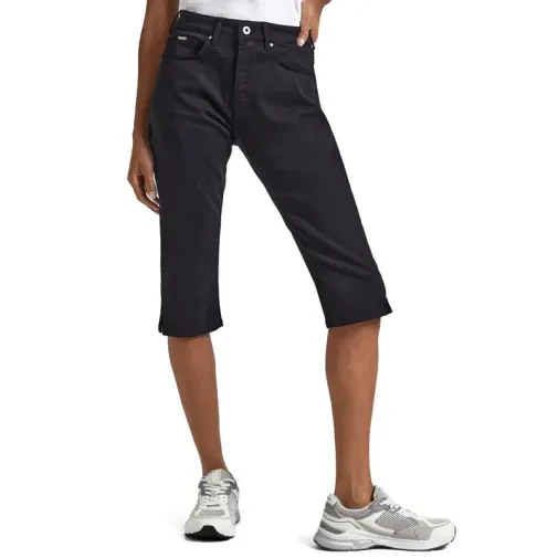 Pepe jeans Ženske bermude sorts skinny crop hw, Crne