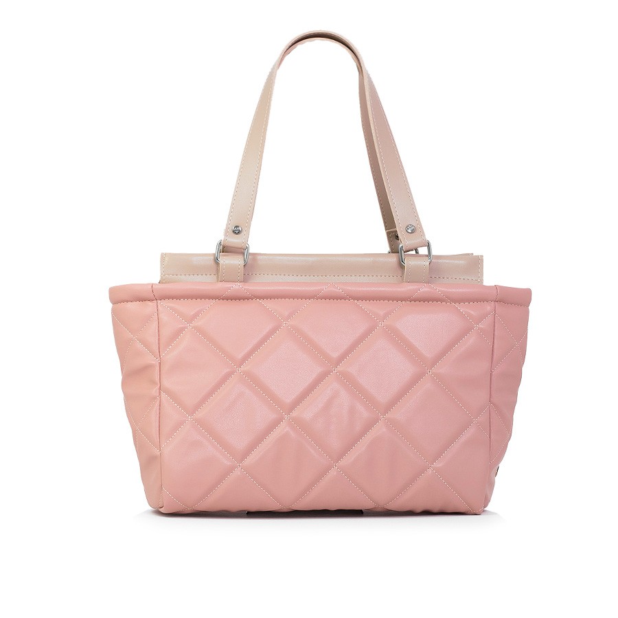 Lovely Bag Briana - Puder Torba, Srebreni Metal