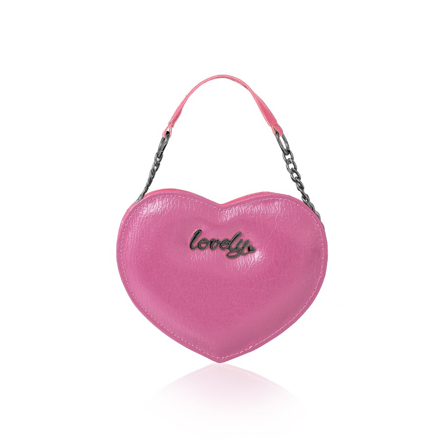 Lovely Bag Adele - Ciklama Torba, Crni Metal