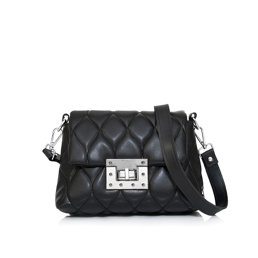 Lovely Bag April - Bež Torba, Srebreni Metal