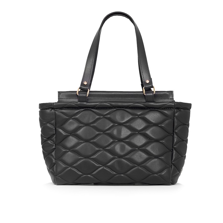 Lovely Bag Briana - Crna Torba, Srebreni Metal