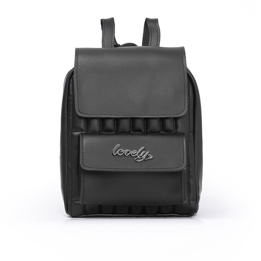 Lovely Bag Bruna - Crni Ruksak, Crni Metal