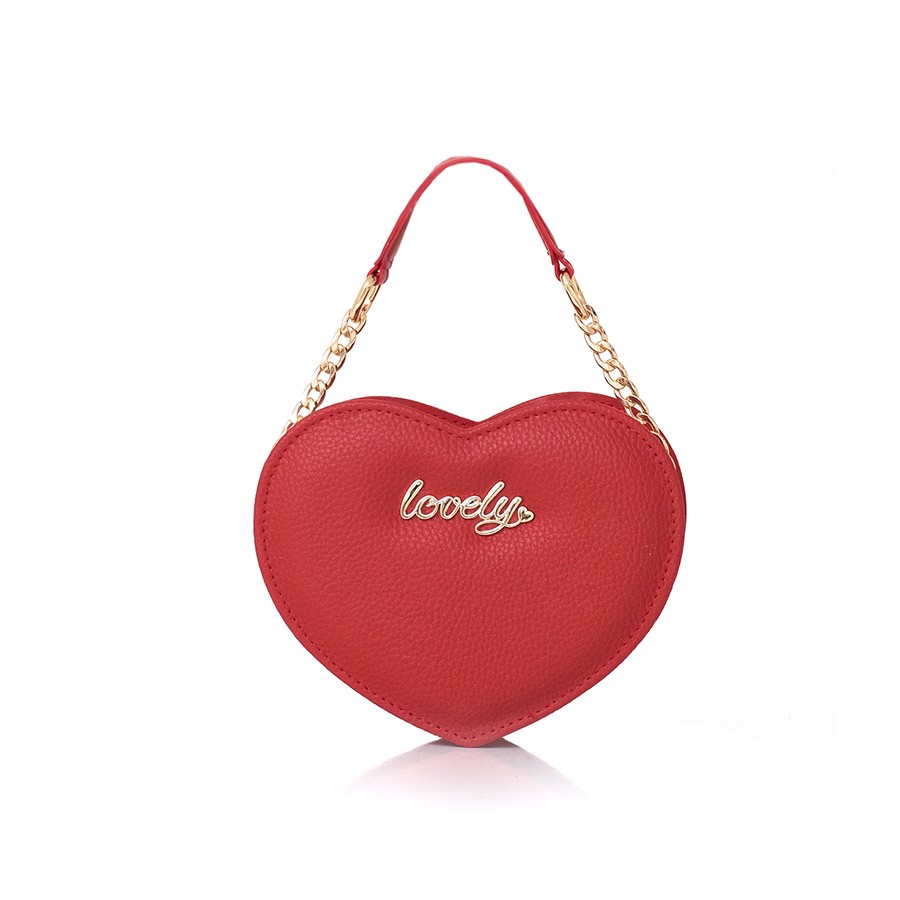 Lovely Bag Adele - Crvena Torba, Zlatni Metal