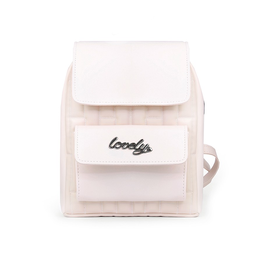 Lovely Bag Bruna - Bež Ruksak, Crni Metal