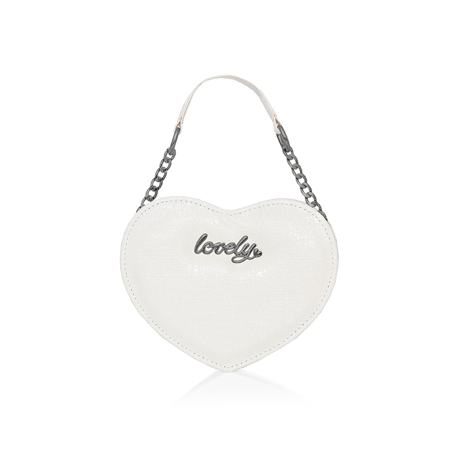 Lovely Bag Adele- Bijela Torba, Crni Metal