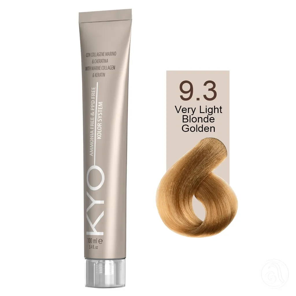 KYO Farba za kosu, 100ml, 9.3 Veoma svetla zlatnoplava
