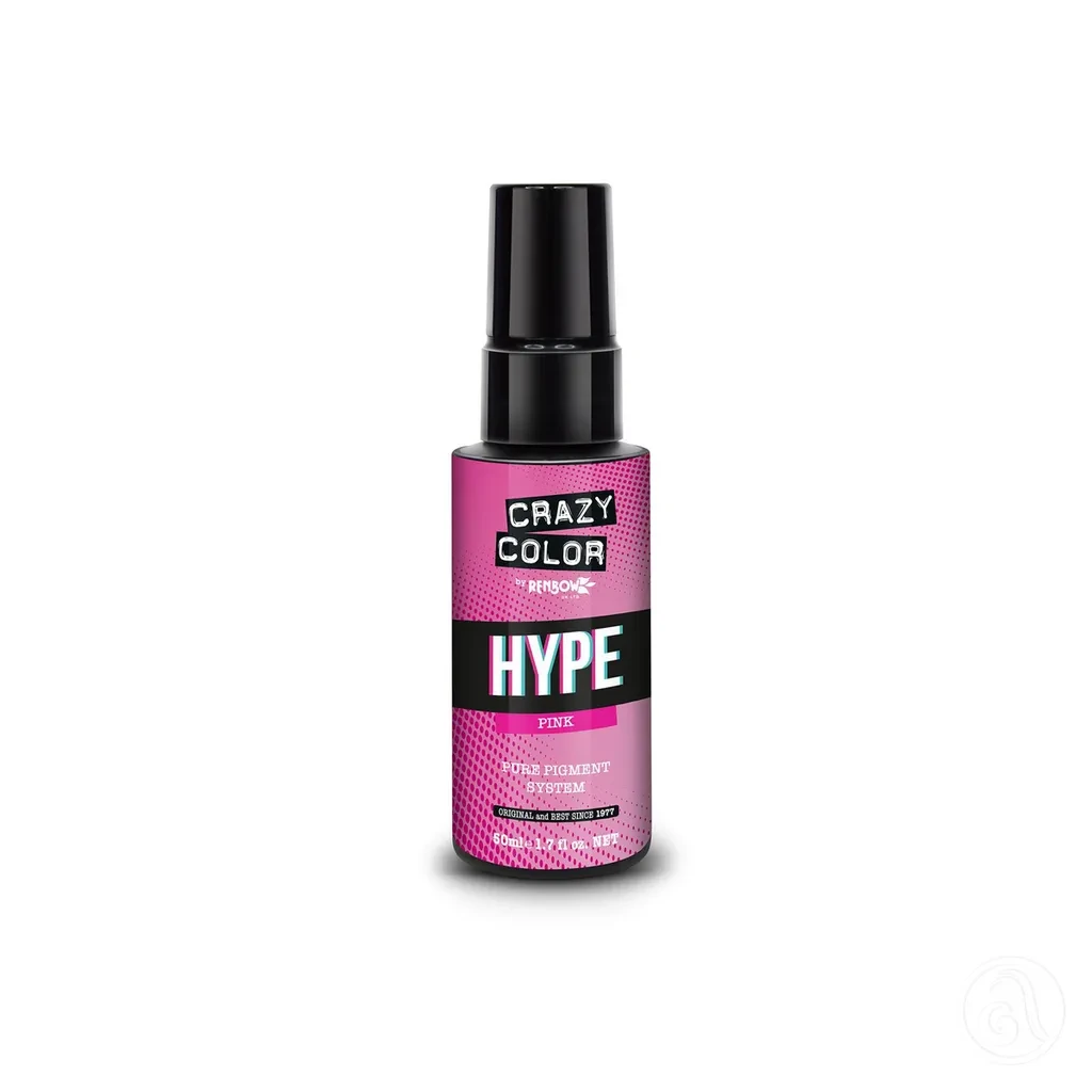 Crazy Color Pigment za kosu Hype, 50ml, Rozi