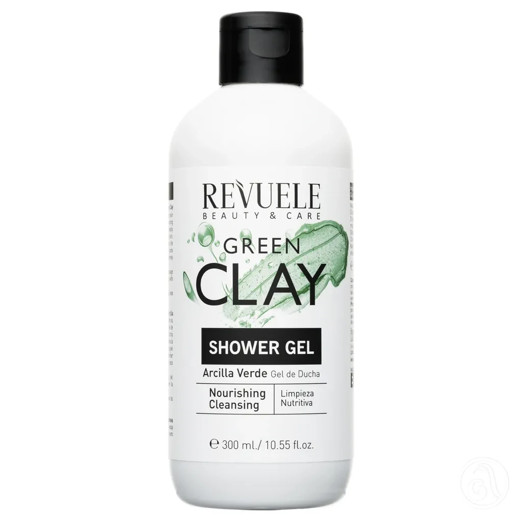 Revuele Hranljivi gel za tuširanje Green clay, 300 ml