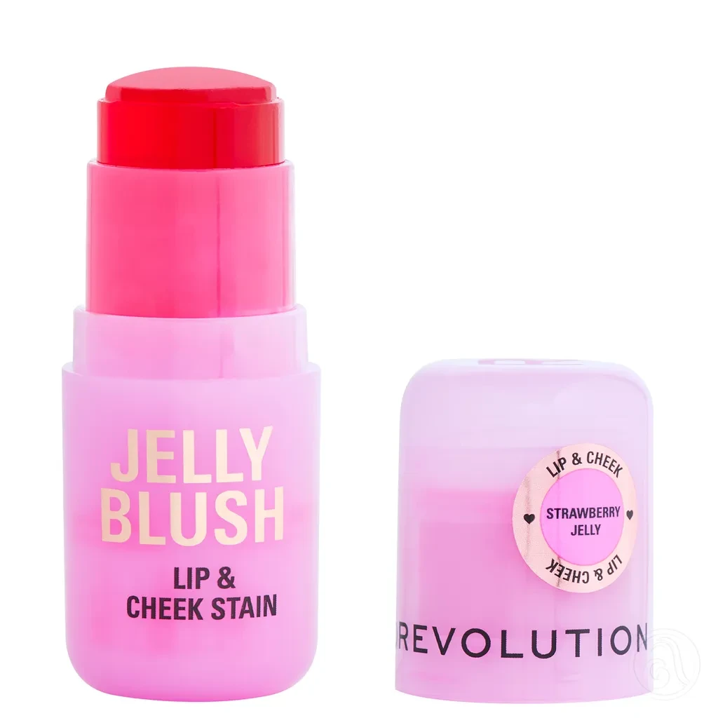 Revolution Set rumenilo i ruž Jelly, 5,5 g, Strawberry