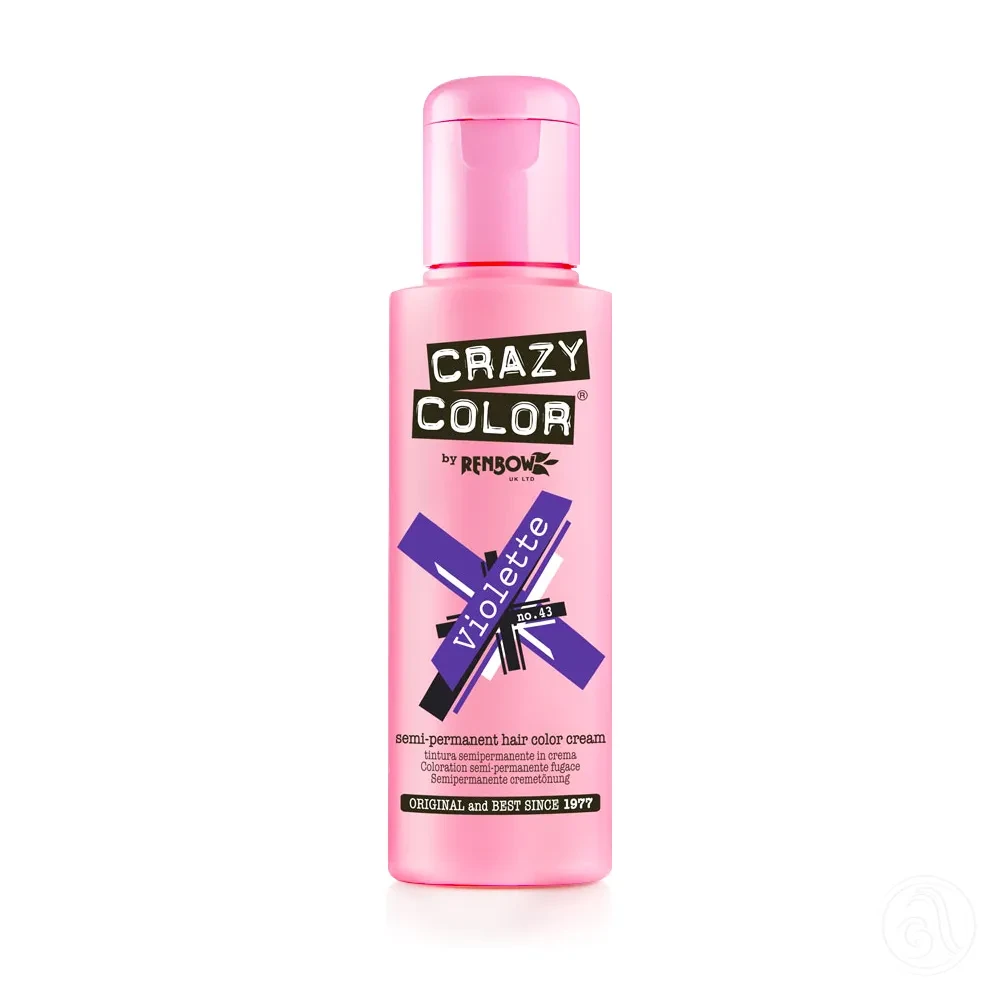 Crazy Color Krema za bojenje kose 100ml, Violette