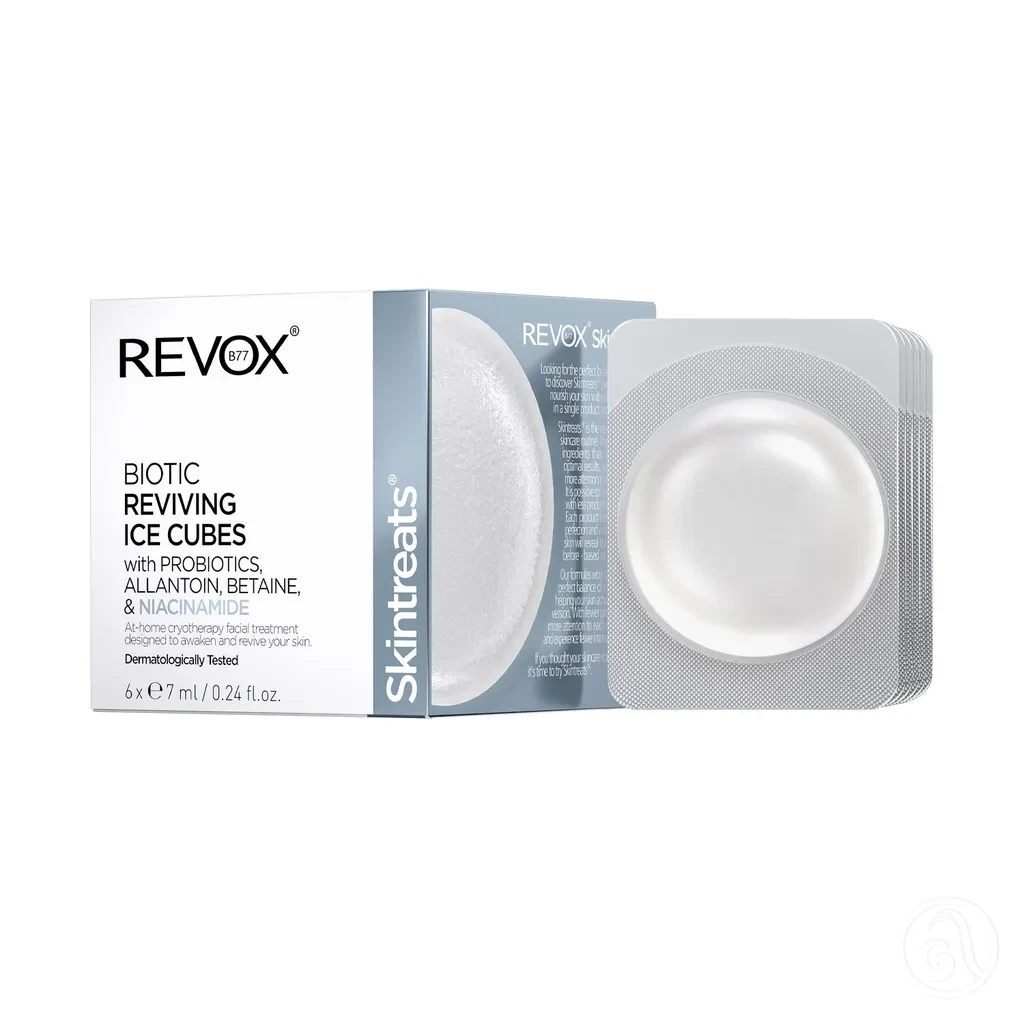 Revox Tretman za lice - kockice leda Skintreats Biotic, 6x7 ml