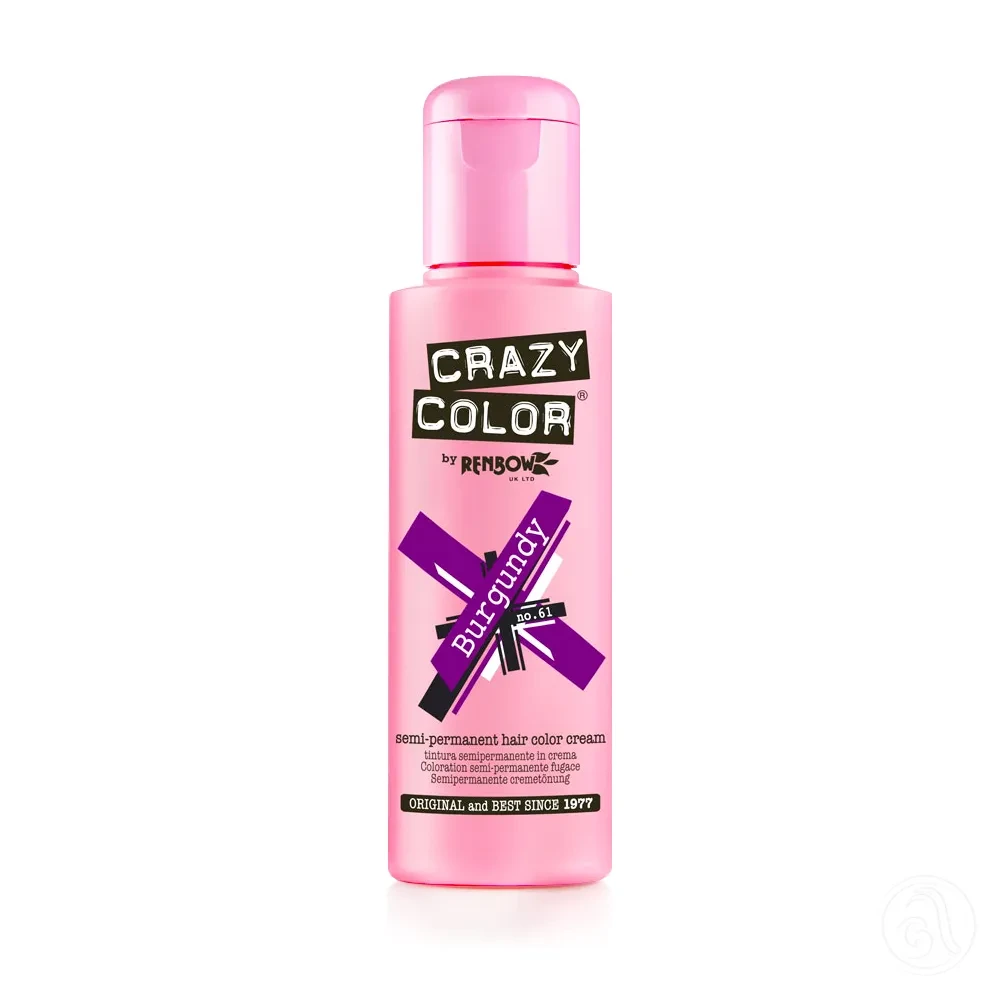 Crazy Color Krema za bojenje kose 100ml, Burgundy